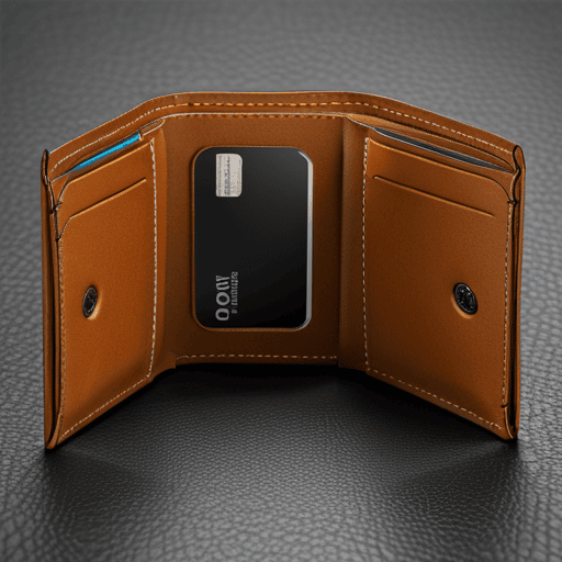 Customized mini leather wallet